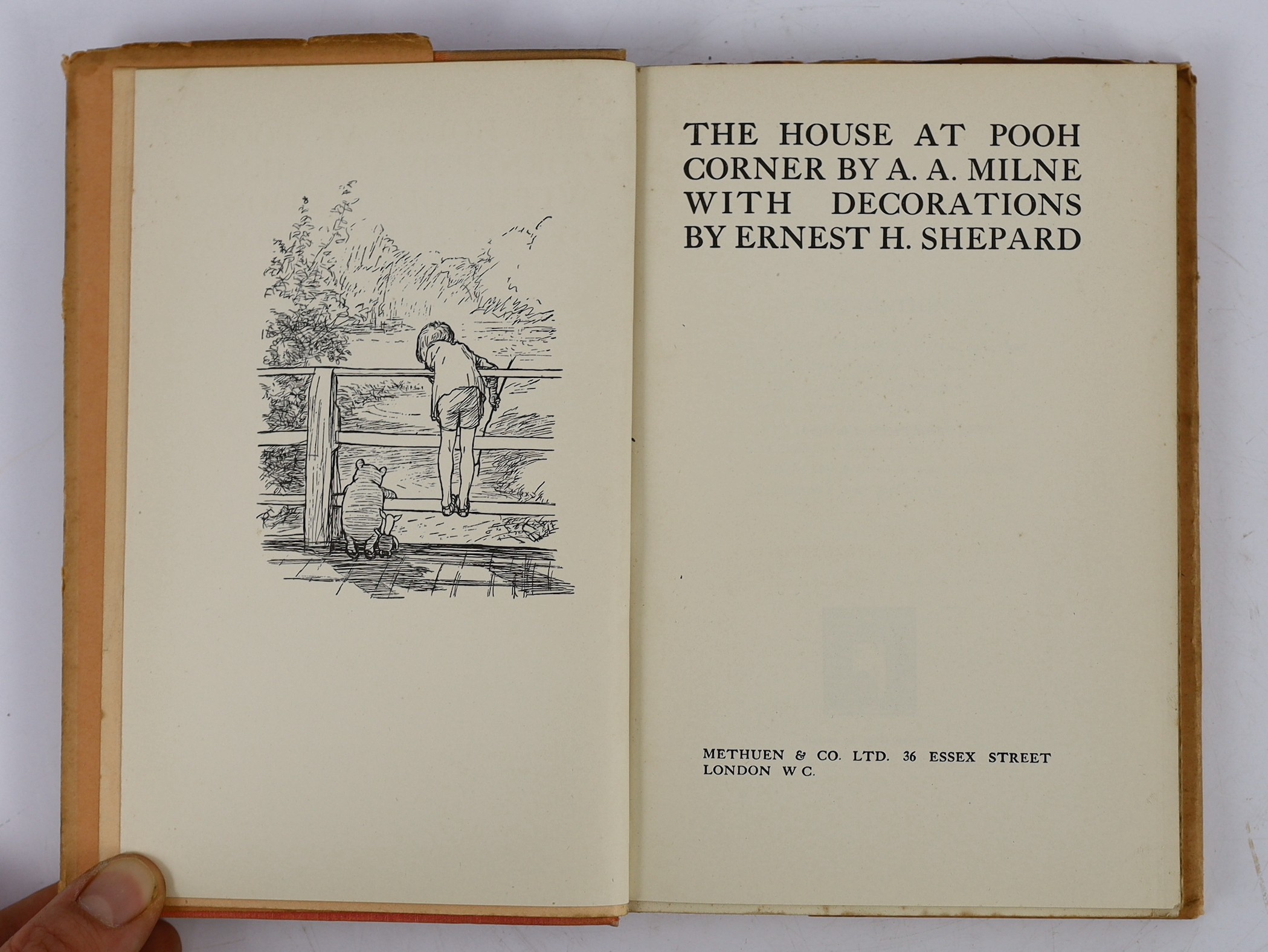 Milne, AA. - The House at Pooh Corner ... ,1st edition